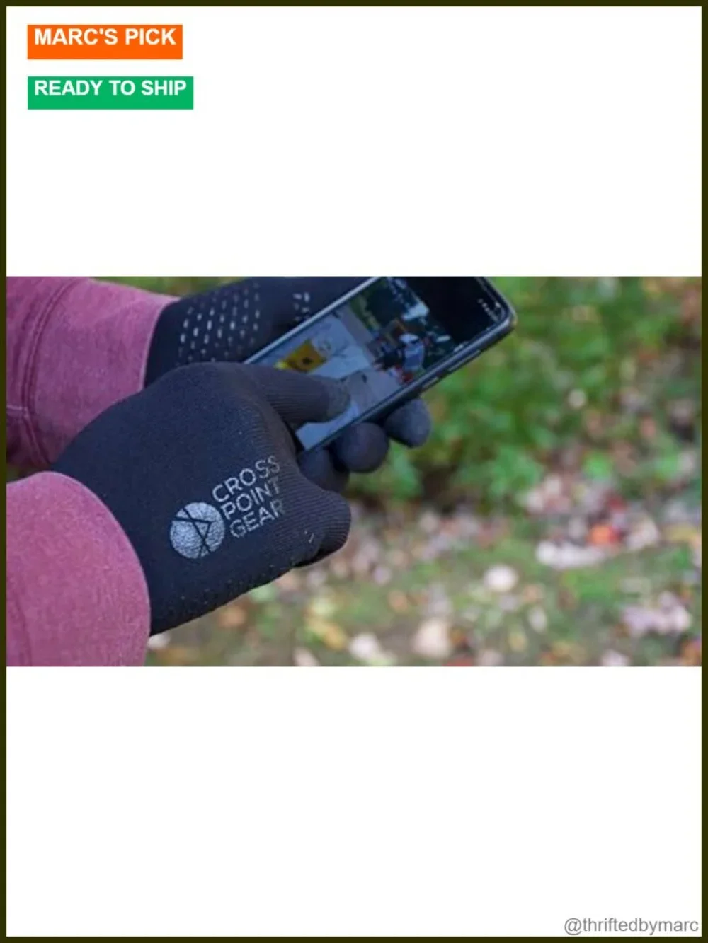 Waterproof Knit Touchscreen Gloves for Cycling Hiking Running